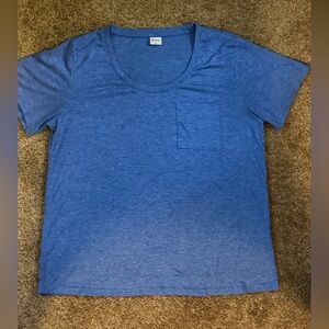 Amazon Women's Short Sleeve Tee - Blue